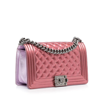 Chanel Medium Patent Boy Flap Bag (MLB-wc3pNx)