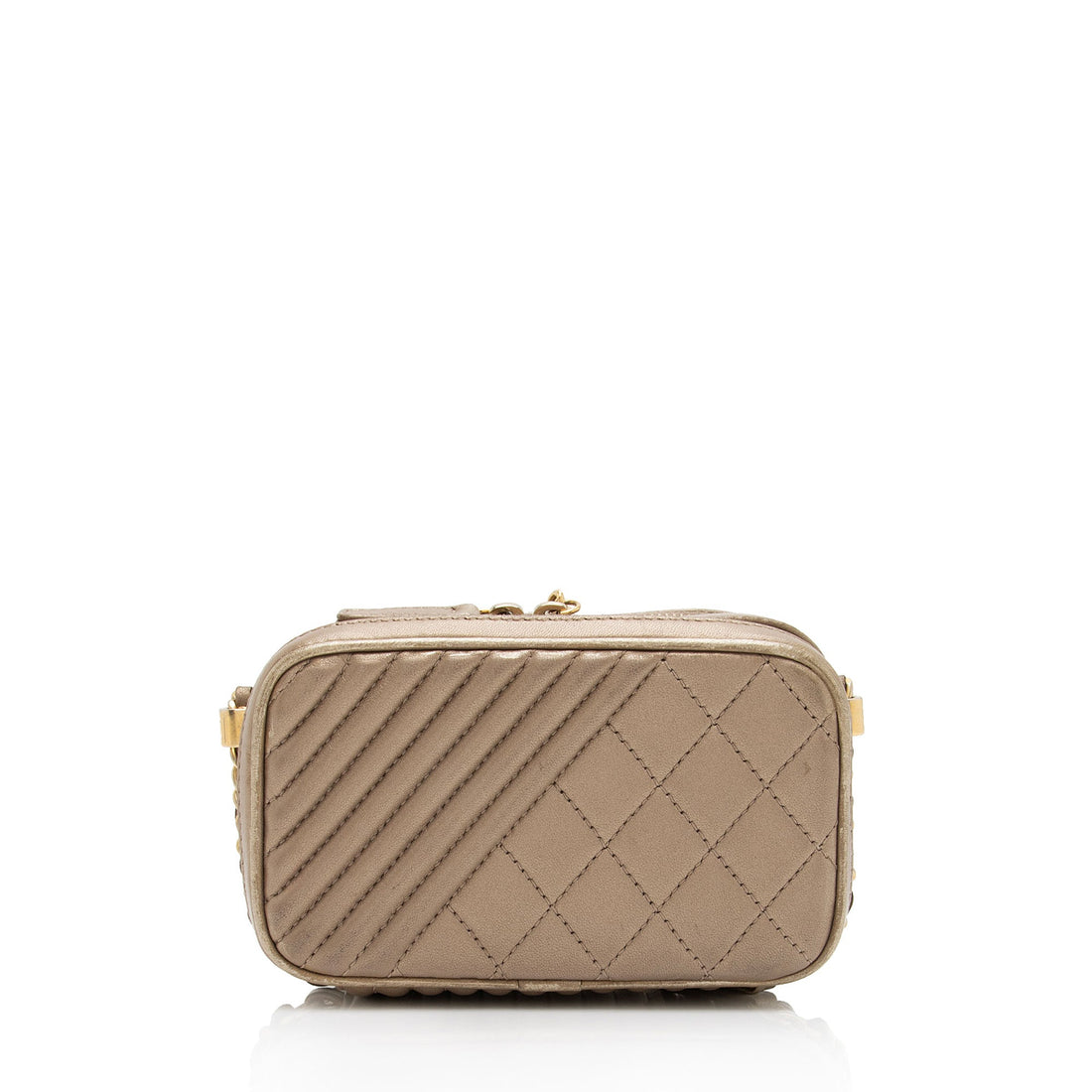 Chanel Metallic Lambskin Coco Camera Mini Shoulder Bag (SHF-7xYr5Z)