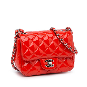 Chanel Mini Patent Classic Square Single Flap (MLB-1Esv8z)