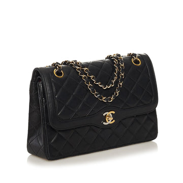 Chanel Paris Limited Edition Lambskin Double Flap Bag (MLB-35234)