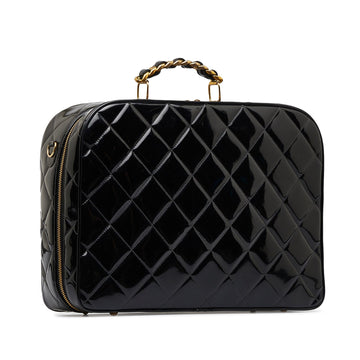 Chanel Patent Leather Chain Lunch Box Bag (MLB-Jo8ecE)