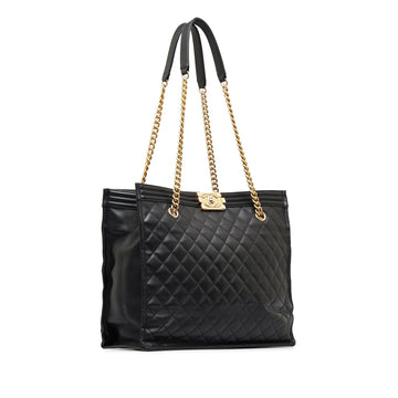 Chanel Quilted Boy Shopper Tote (MLB-8Epdbv)