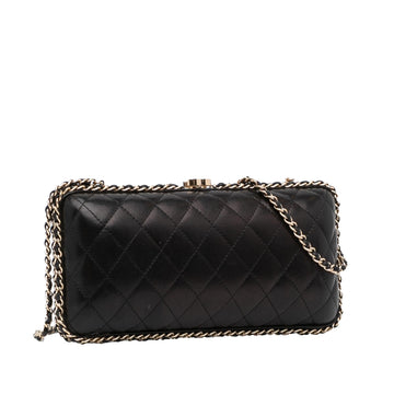 Chanel Quilted Lambskin Chain Around Clutch (MLB-vCMQzd)