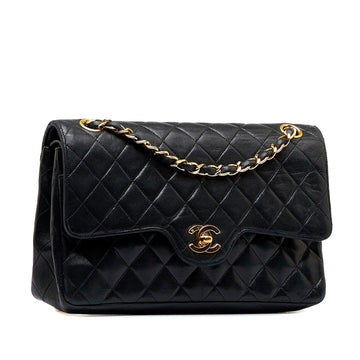 Chanel Quilted Lambskin Double Flap Bag (MLB-nAgJZX)