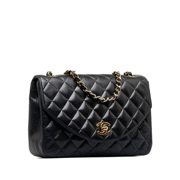 Chanel Quilted Lambskin Half Moon Single Flap (MLB-pMeycG)