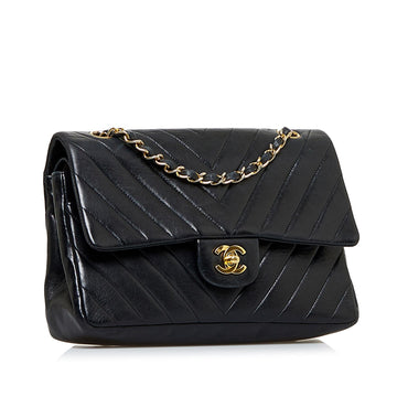 Chanel Small Chevron Lambskin Double Flap (MLB-Te8Mdu)