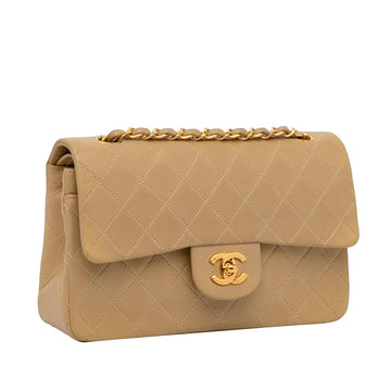 Chanel Small Classic Lambskin Double Flap (MLB-D8Xhs3)