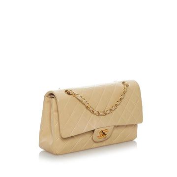 Chanel Small Classic Lambskin Leather Double Flap Bag (MLB-31452)