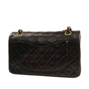 Chanel Small Classic Lambskin Leather Double Flap Bag (MLB-35103)