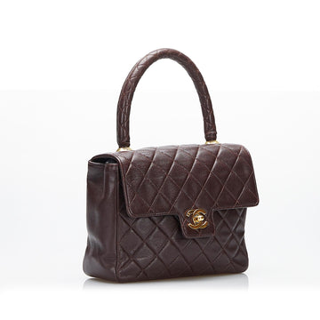 Chanel Small Lambskin Kelly Top Handle Bag (MLB-f4kw8p)