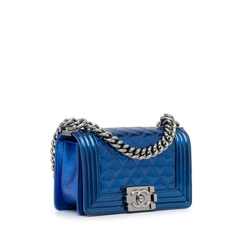 Chanel Small Patent Boy Crossbody Bag (MLB-rZGcqT)