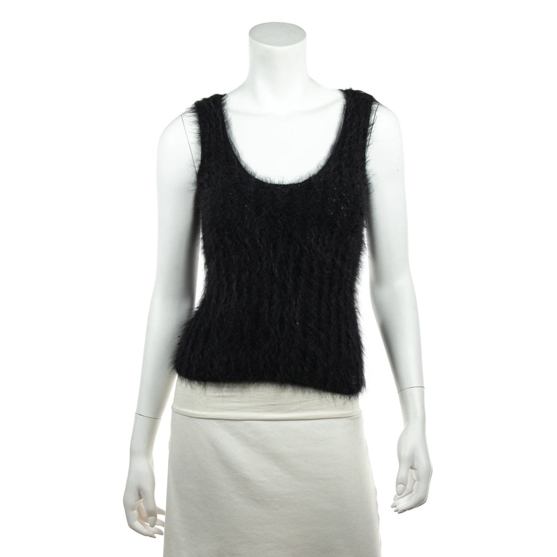 Chanel Black Angora Knit Twin Set Size S | FR 38