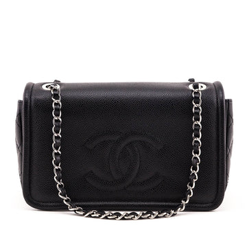 Chanel Black Caviar Timeless CC Flap Bag