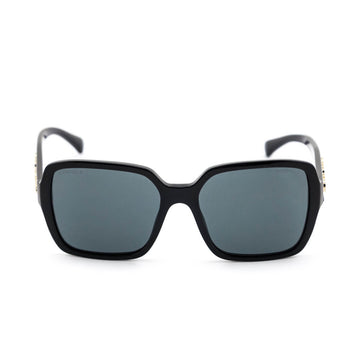 Chanel Black Square Tinted Sunglasses