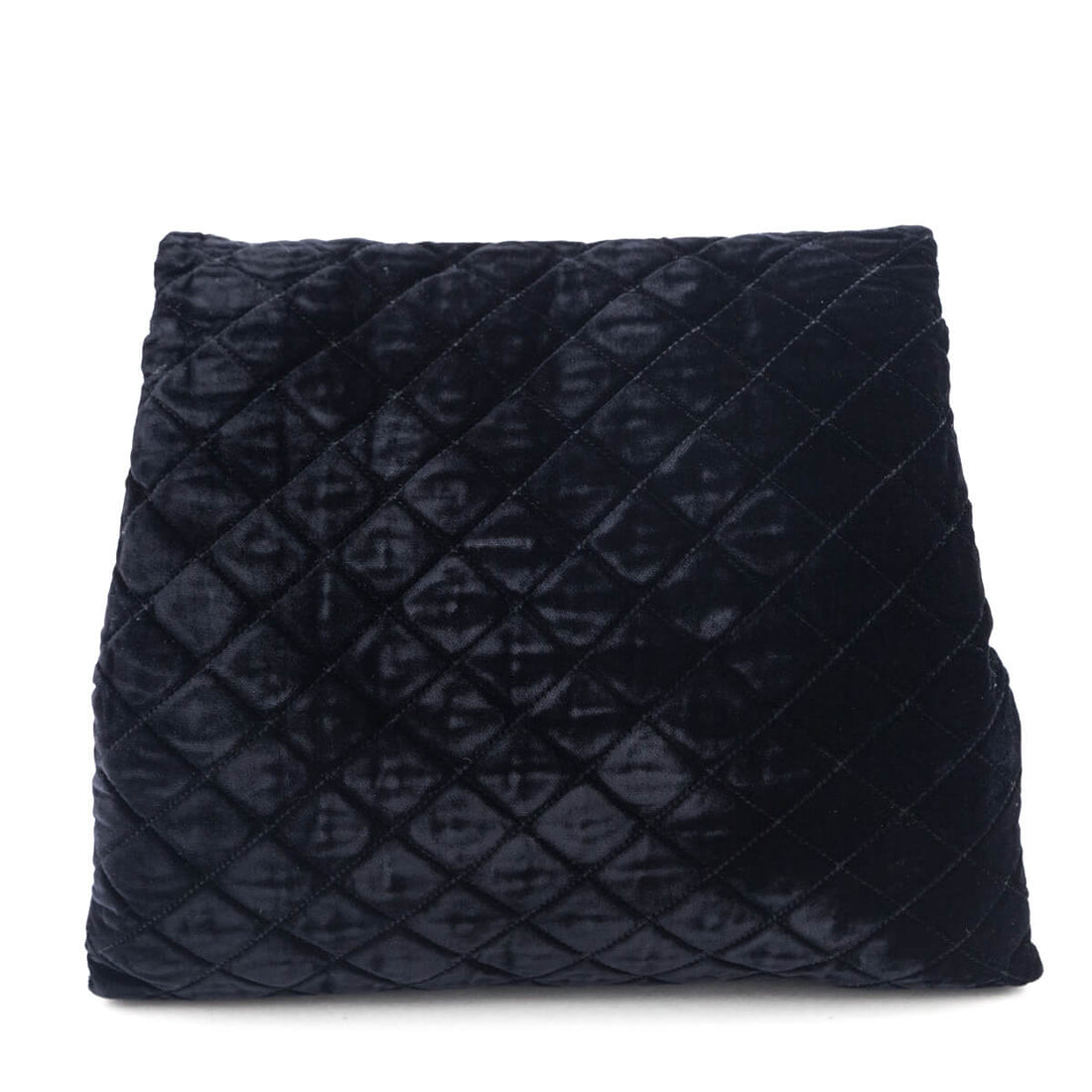 Chanel Black Velvet Hand Warmer Clutch
