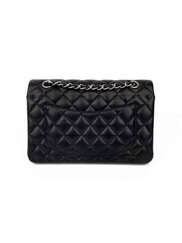 Chanel Small Black Lambskin Classic Flap Bag