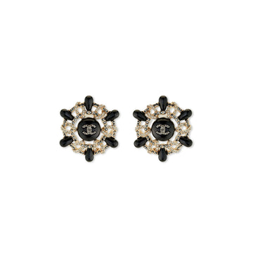 Chanel round earrings - Métiers d'art Hambourg 2017/2018
