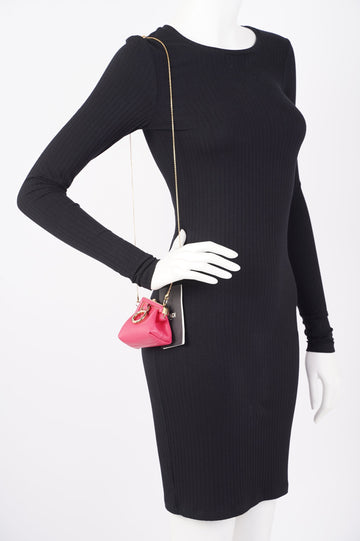 Fendi Fendi First Charm Pink Leather Nano