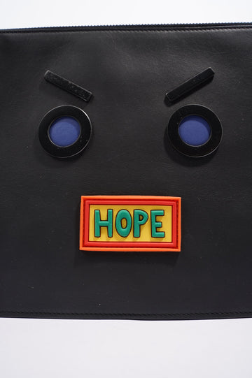 Fendi Womens Hope Pochette Black
