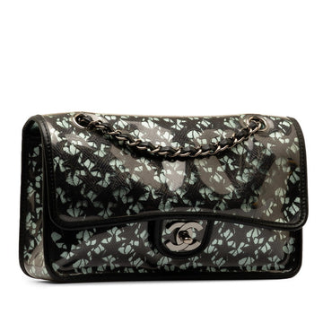 Chanel Medium Classic Single Flap Over Lace Bag Canvas Shoulder Bag in Excellent condition