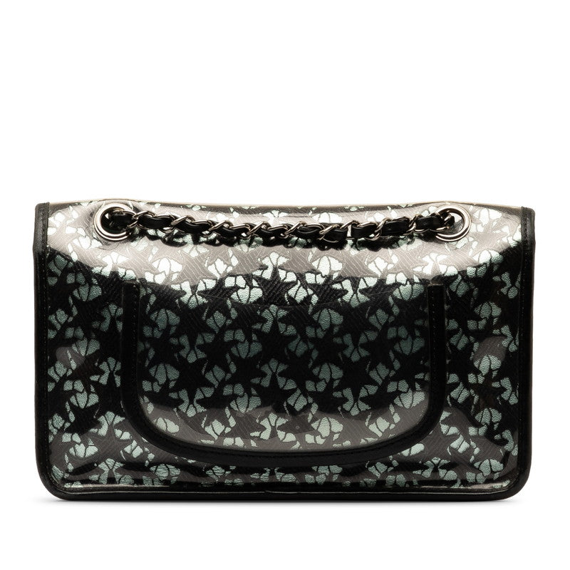 Chanel Medium Classic Single Flap Over Lace Bag Canvas Shoulder Bag in Excellent condition