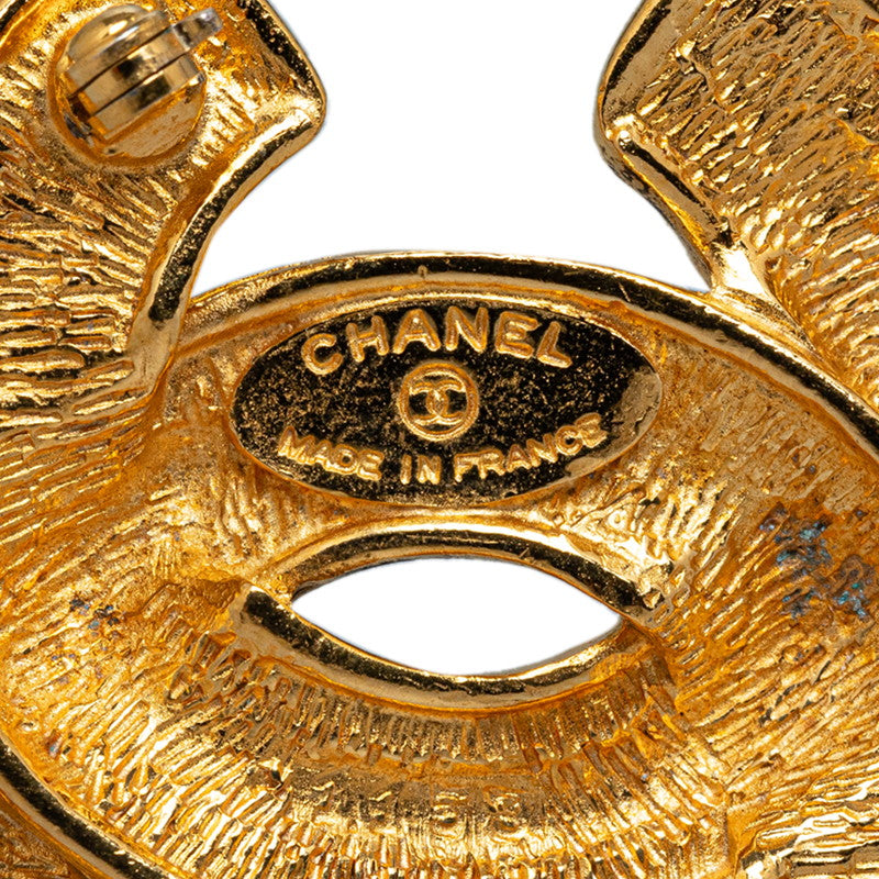 Chanel CC Matelasse Brooch  Metal Brooch in Good condition