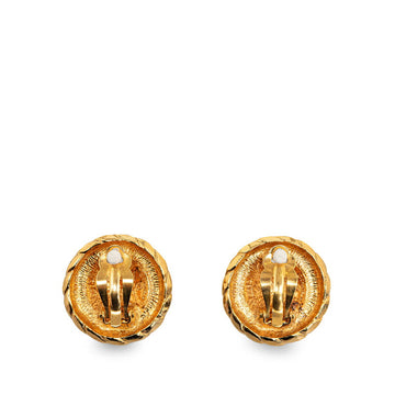 Chanel CC Clip On Earrings Metal Earrings in Excellent condition