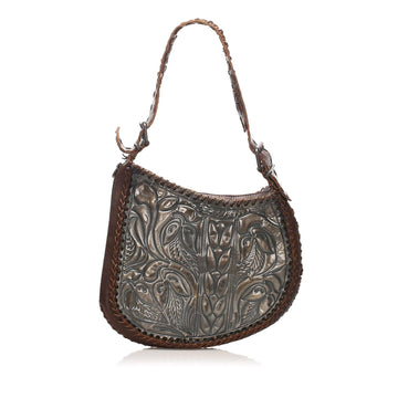 Fendi Embossed Oyster Leather Shoulder Bag (MLB-12396)