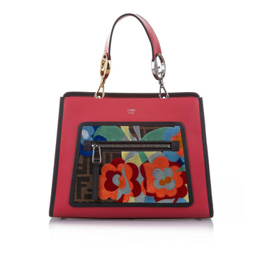 Fendi Leather Embroidered Runaway Satchel (MLB-14017)