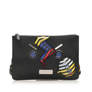 Fendi Face No Word Leather Clutch Bag (MLB-13596)
