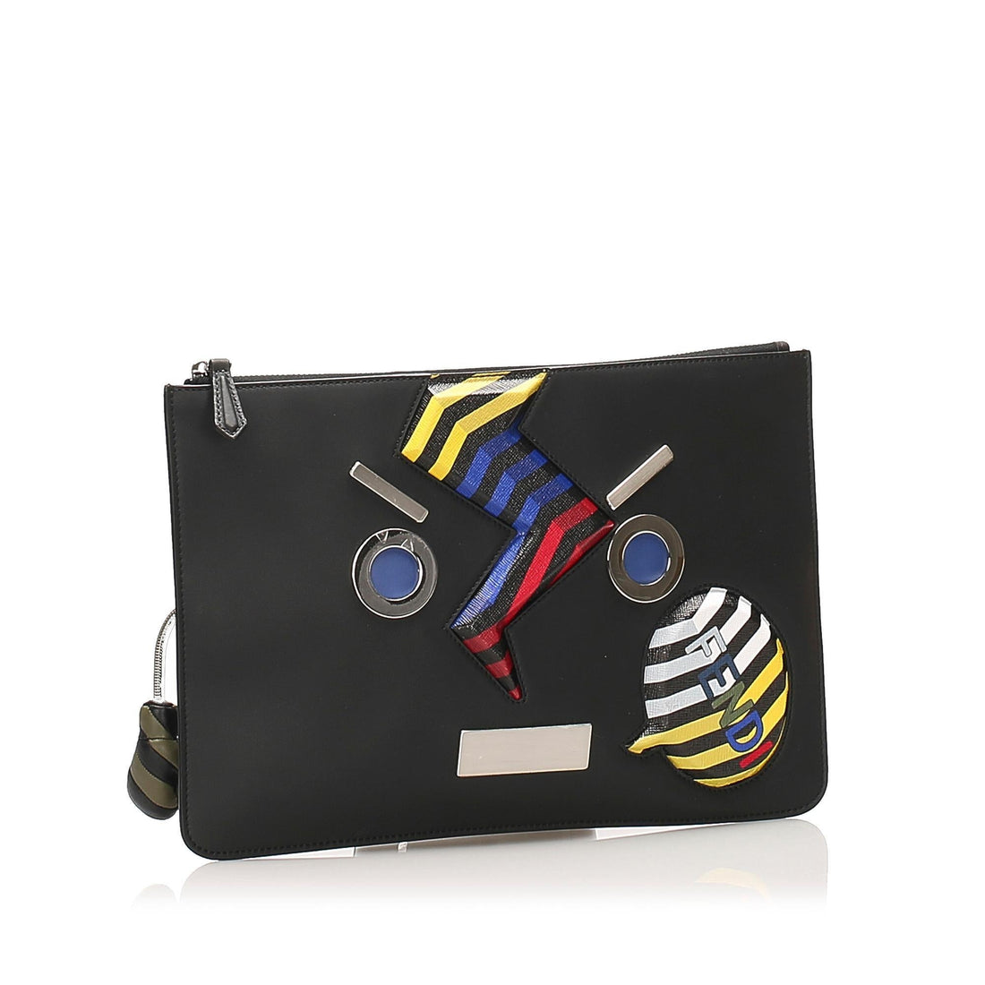 Fendi Face No Word Leather Clutch Bag (MLB-13596)