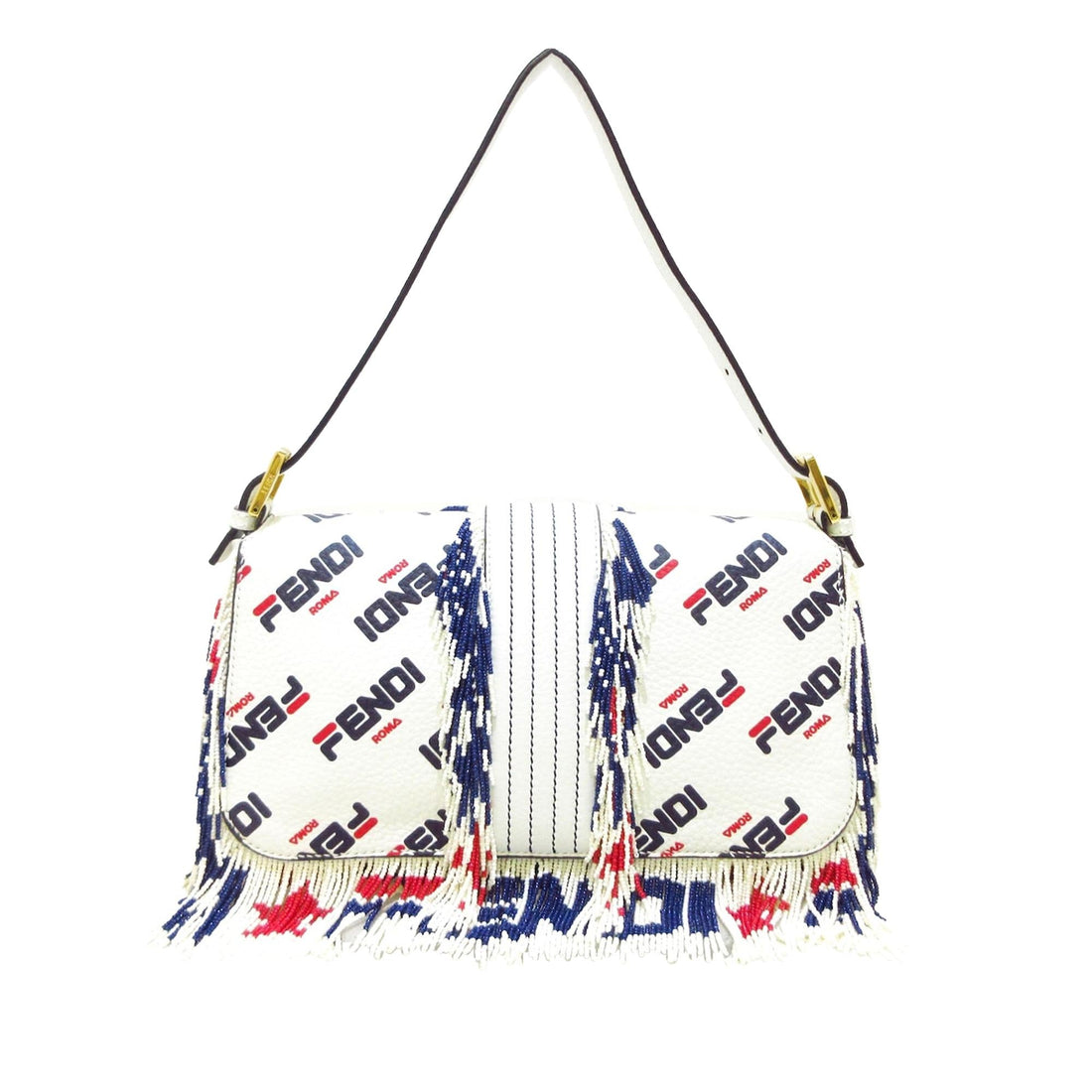 Fendi Fila Mania Beaded Baguette (MLB-HIwj1q)