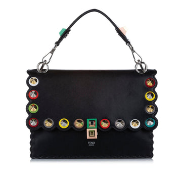Fendi Kan I Leather Satchel (MLB-17012)