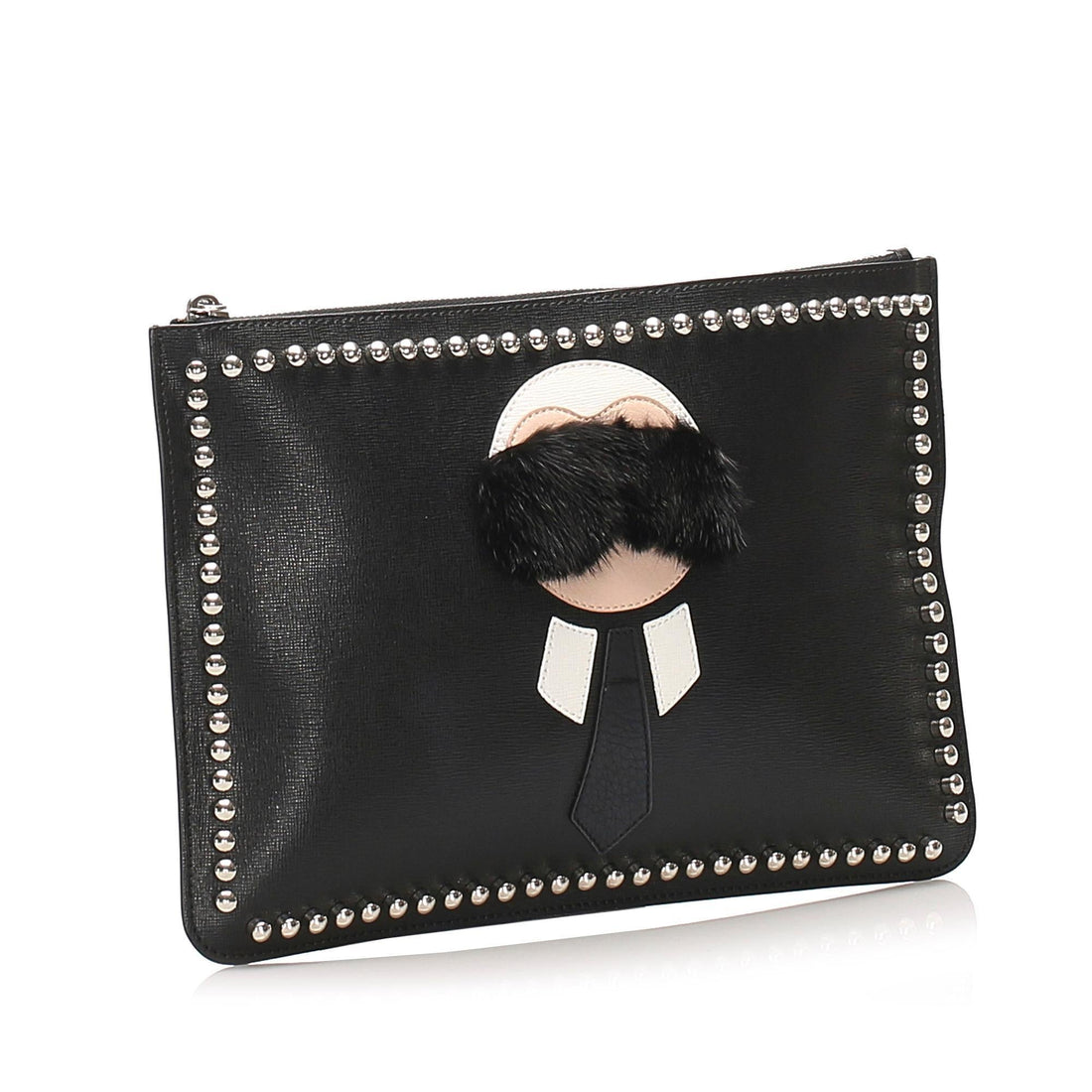 Fendi Karlito Leather Clutch Bag (MLB-11180)