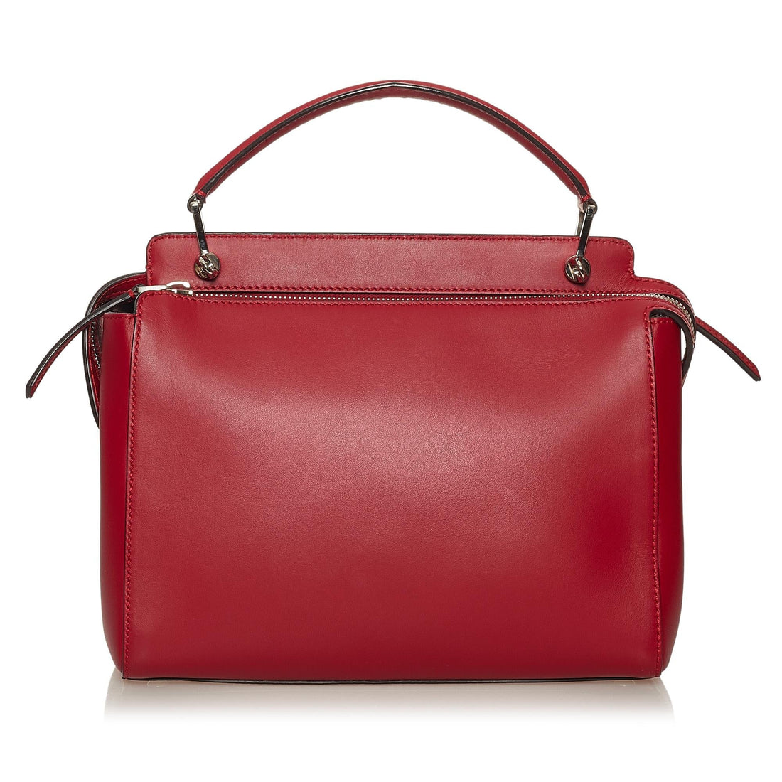 Fendi Large DotCom Leather Satchel (MLB-eJmOzi)