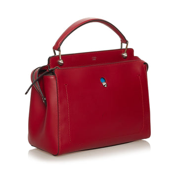 Fendi Large DotCom Leather Satchel (MLB-eJmOzi)