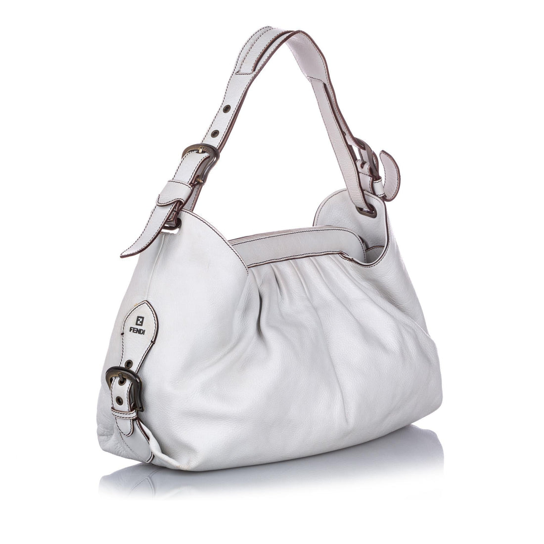 Fendi Leather Borsa Doctor Shoulder Bag (MLB-12173)