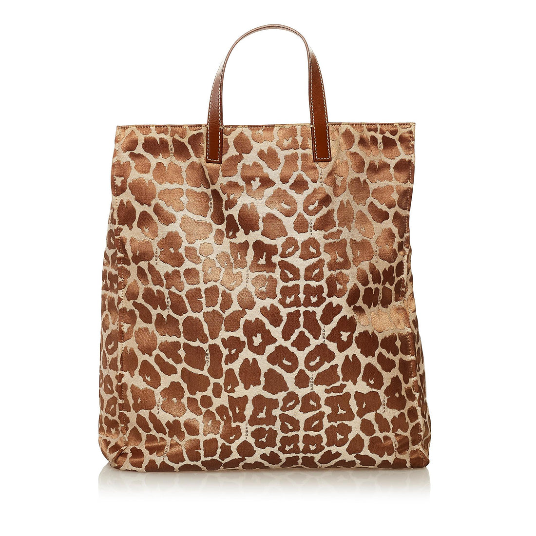 Fendi Leopard Print Canvas Tote Bag (MLB-hb56EH)