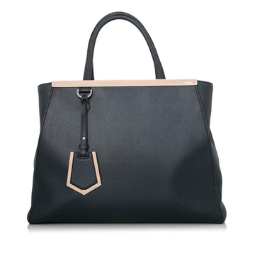 Fendi Medium 2Jours Leather Handbag (MLB-20781)