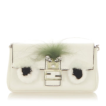 Fendi Micro Monster Leather Baguette (MLB-20165)