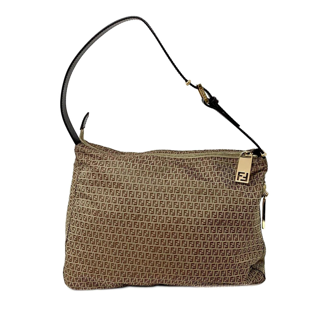 Fendi Microzucchino Canvas Mamma Forever Shoulder Bag (MLB-10144)