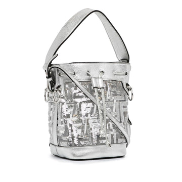 Fendi Mini Mon Tresor Sequined Bucket Bag (MLB-qQnN4Z)