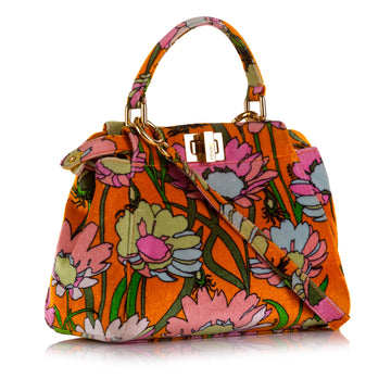 Fendi Mini Peekaboo Chenille Velvet Satchel (MLB-5t4Vi5)