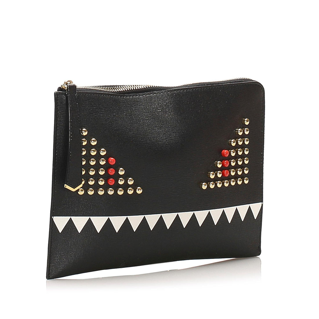Fendi Monster Leather Clutch Bag (MLB-12572)