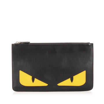 Fendi Leather Monster Clutch  (MLB-12888)