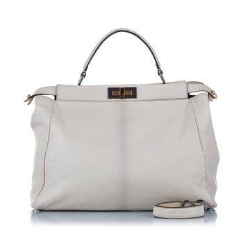 Fendi Peekaboo Leather Satchel (MLB-19602)