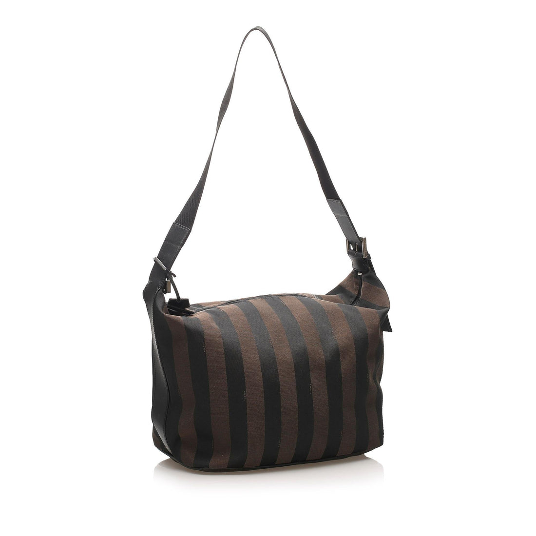 Fendi Pequin Canvas Shoulder Bag (MLB-11396)