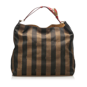 Fendi Pequin Canvas Shoulder Bag (MLB-12103)