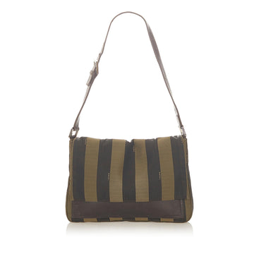 Fendi Pequin Canvas Shoulder Bag (MLB-19481)
