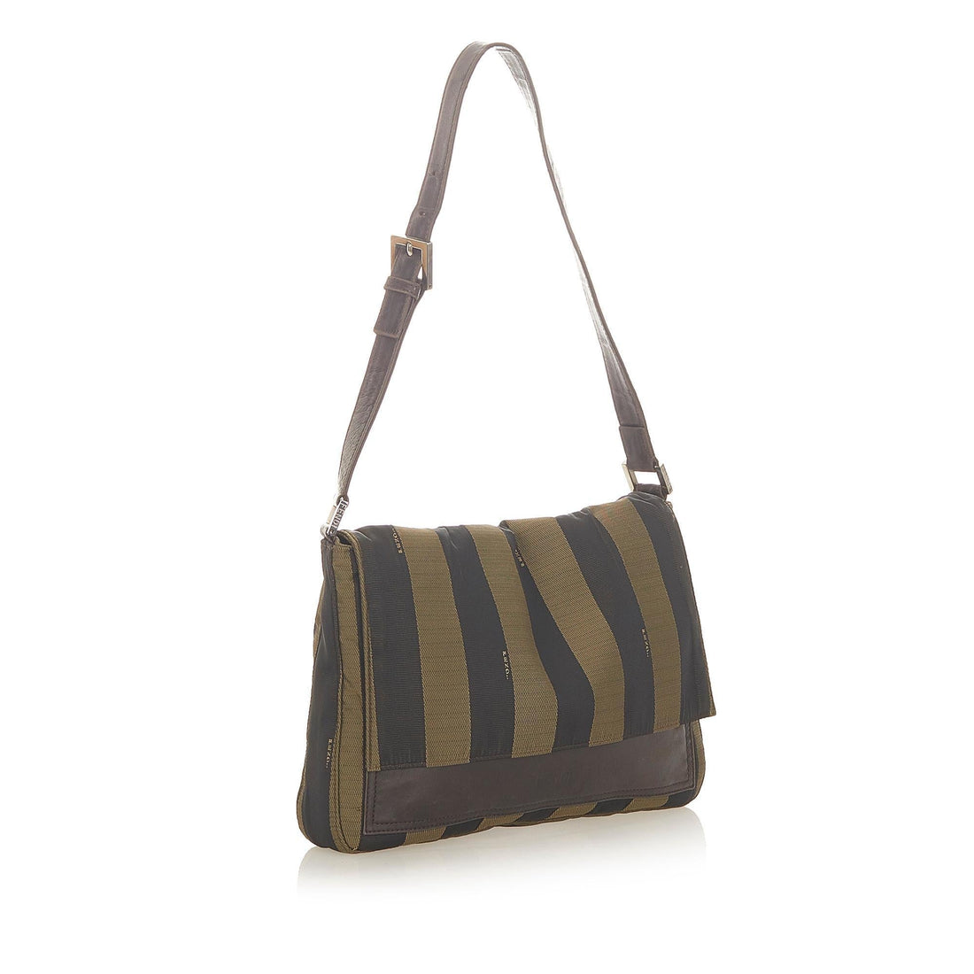 Fendi Pequin Canvas Shoulder Bag (MLB-19481)